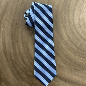 Jos. A. Bank Executive Collection Men's Blue Striped Silk Tie